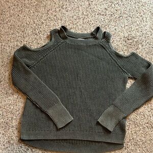 hollister / small / green / knit sweater